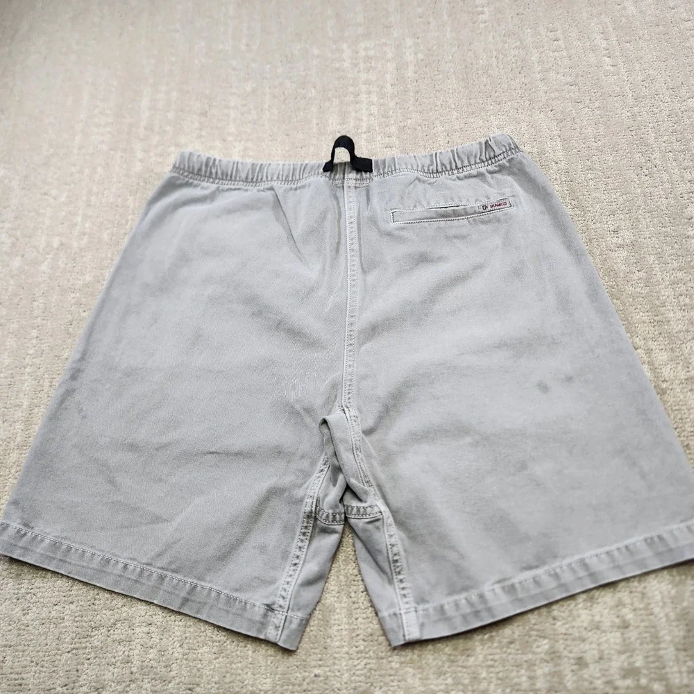 Gramicci Shorts Men Medium Vintage G Series Climber Gray Gorpcore Hiking Belted